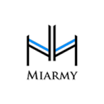 miarmy square logo with blue